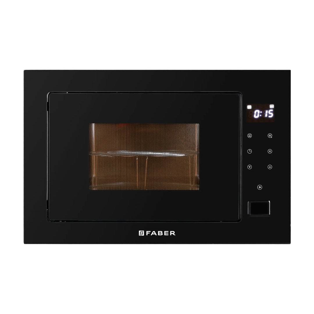 Faber Built In Oven FBIO 82L 10F BK WITH ART + Faber Built-In Microwave FBI MWO 25 SG