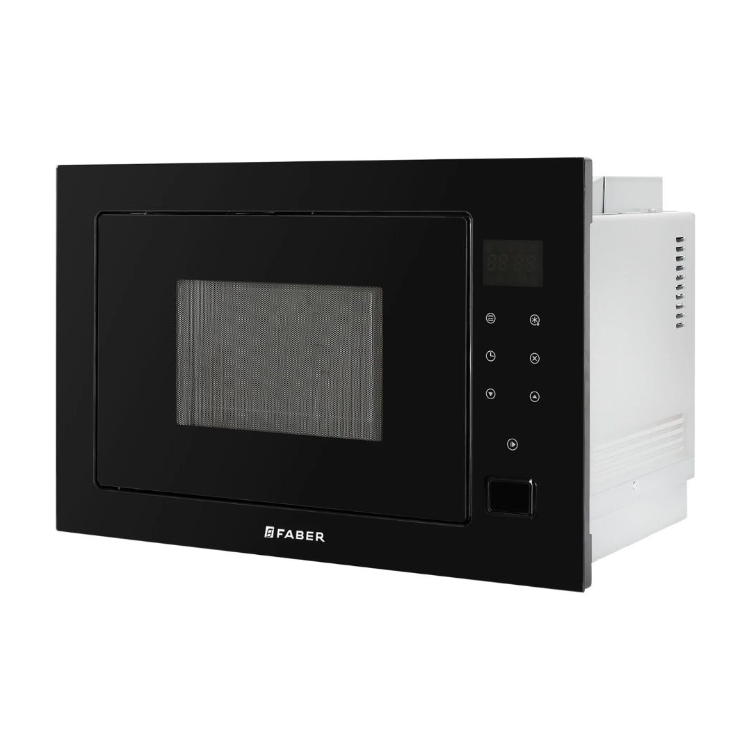 Faber Built In Oven FBIO 80L 6F BK + Faber Built-In Microwave FBI MWO 25 SG