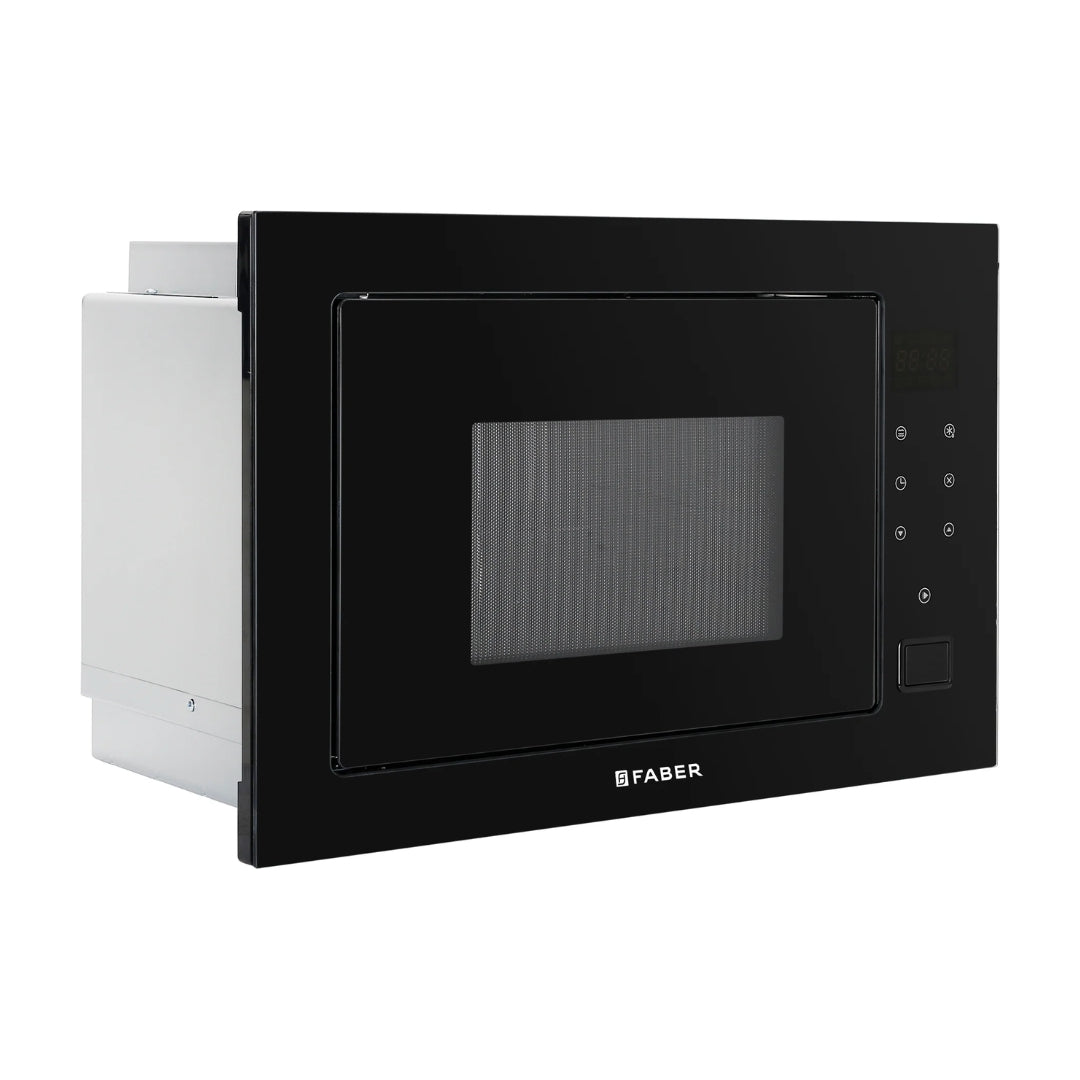 Faber Built In Oven FBIO 80L 6F BK + Faber Built-In Microwave FBI MWO 25 SG