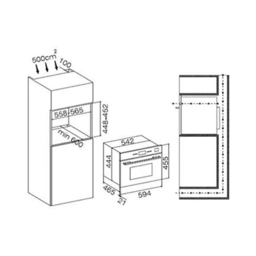Faber Built-In Convection Microwave FBI MWO 32L CGS