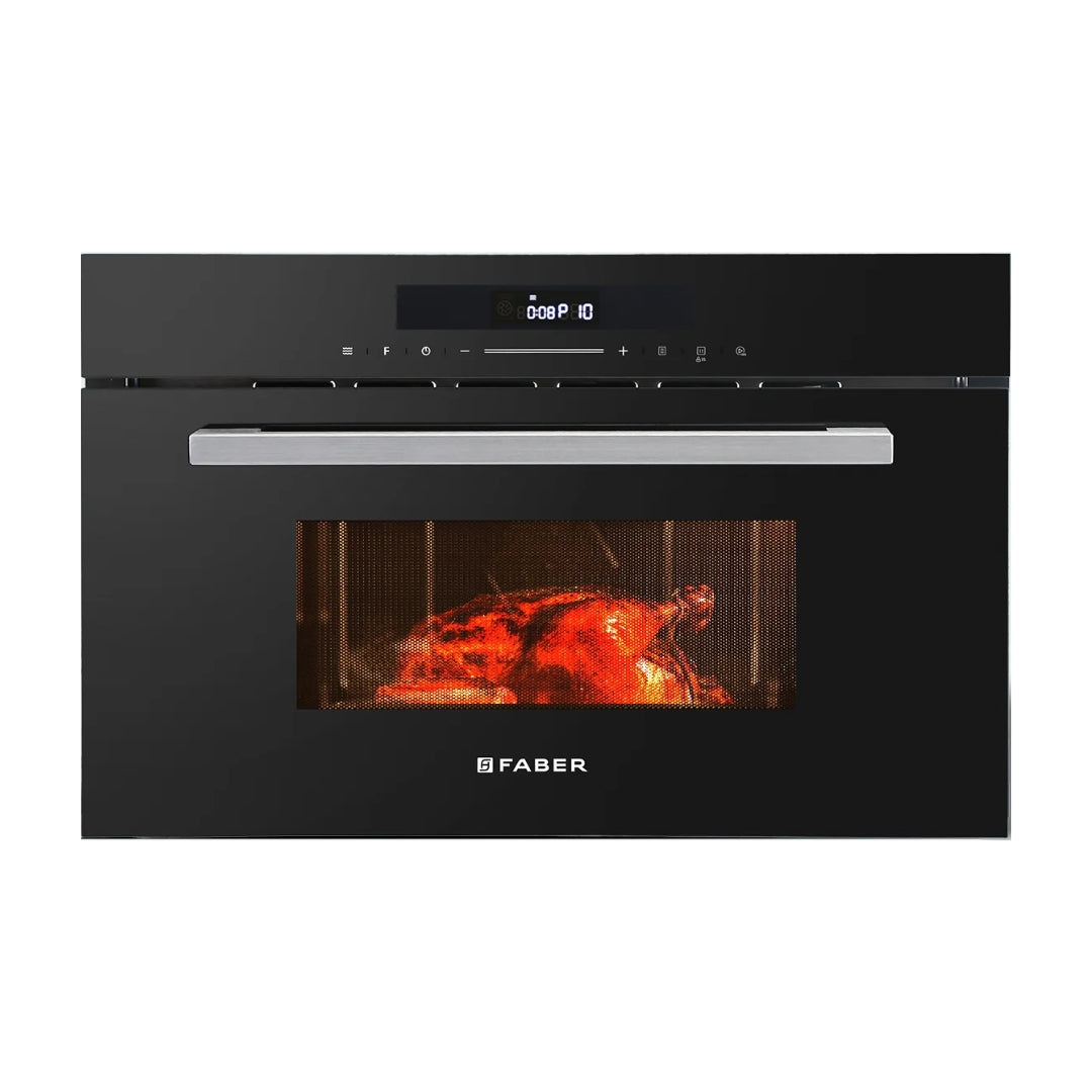 Faber Built In Oven With Air Fryer FBIO 83L 18F TFT BK N + Faber Built-In Convection Microwave FBI MWO 34 CGS BK