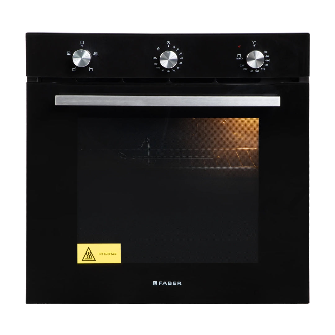Faber Built In Oven FBIO 80L 4F BK + Faber Built-In Microwave FBI MWO 20 SG BK