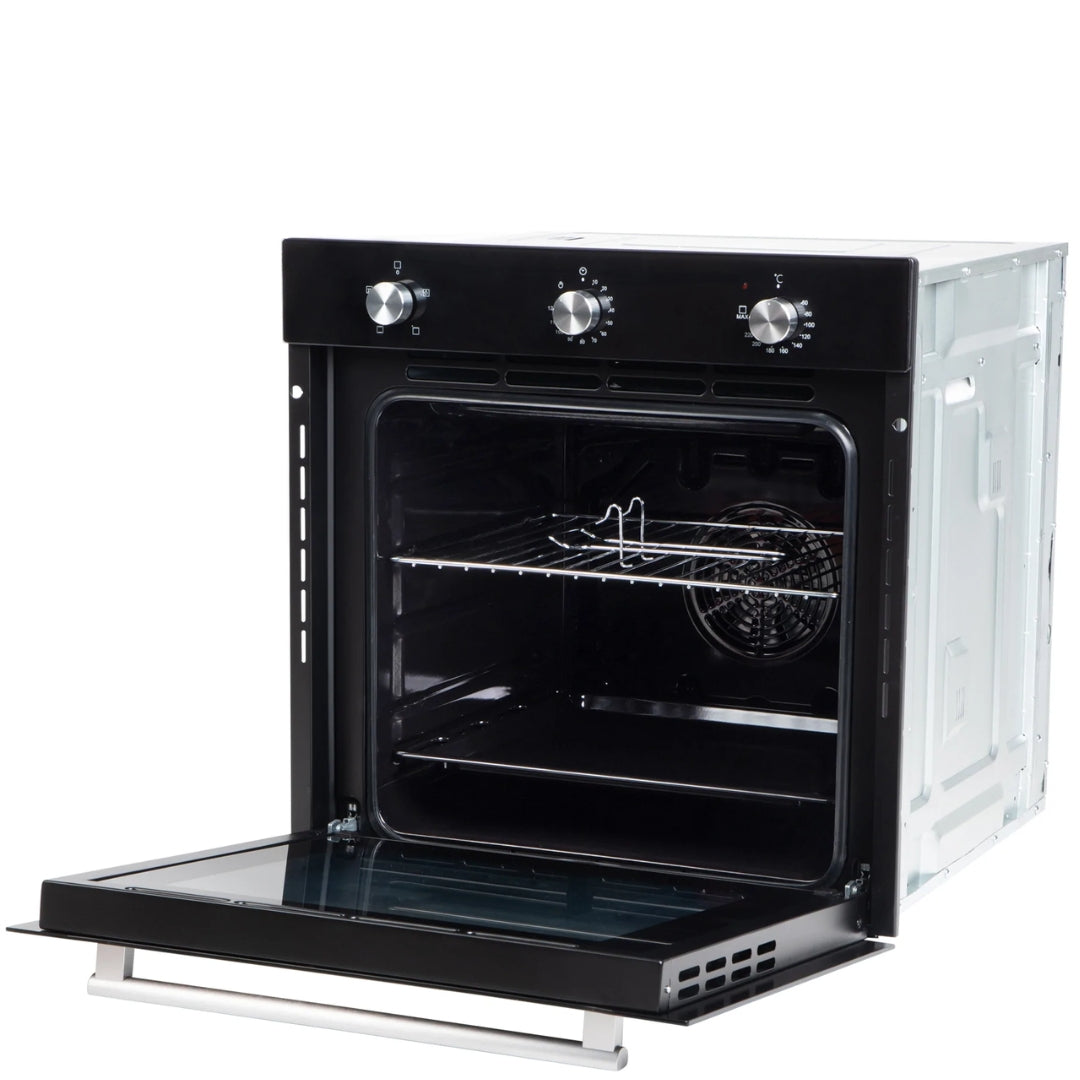 Faber Built In Oven FBIO 80L 4F BK + Faber Built-In Microwave FBI MWO 20 SG BK