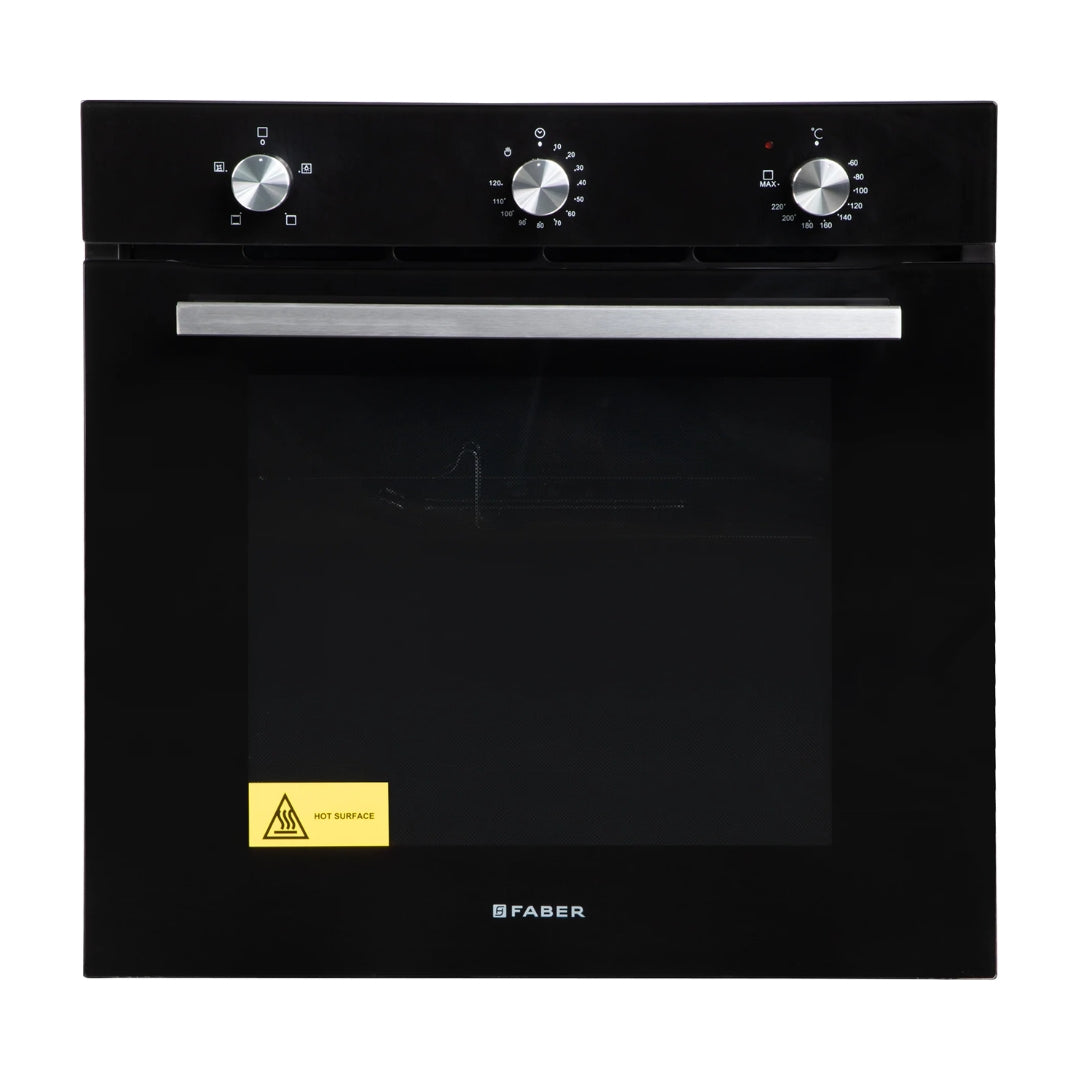 Faber Built In Oven FBIO 80L 4F BK + Faber Built-In Microwave FBI MWO 20 SG BK