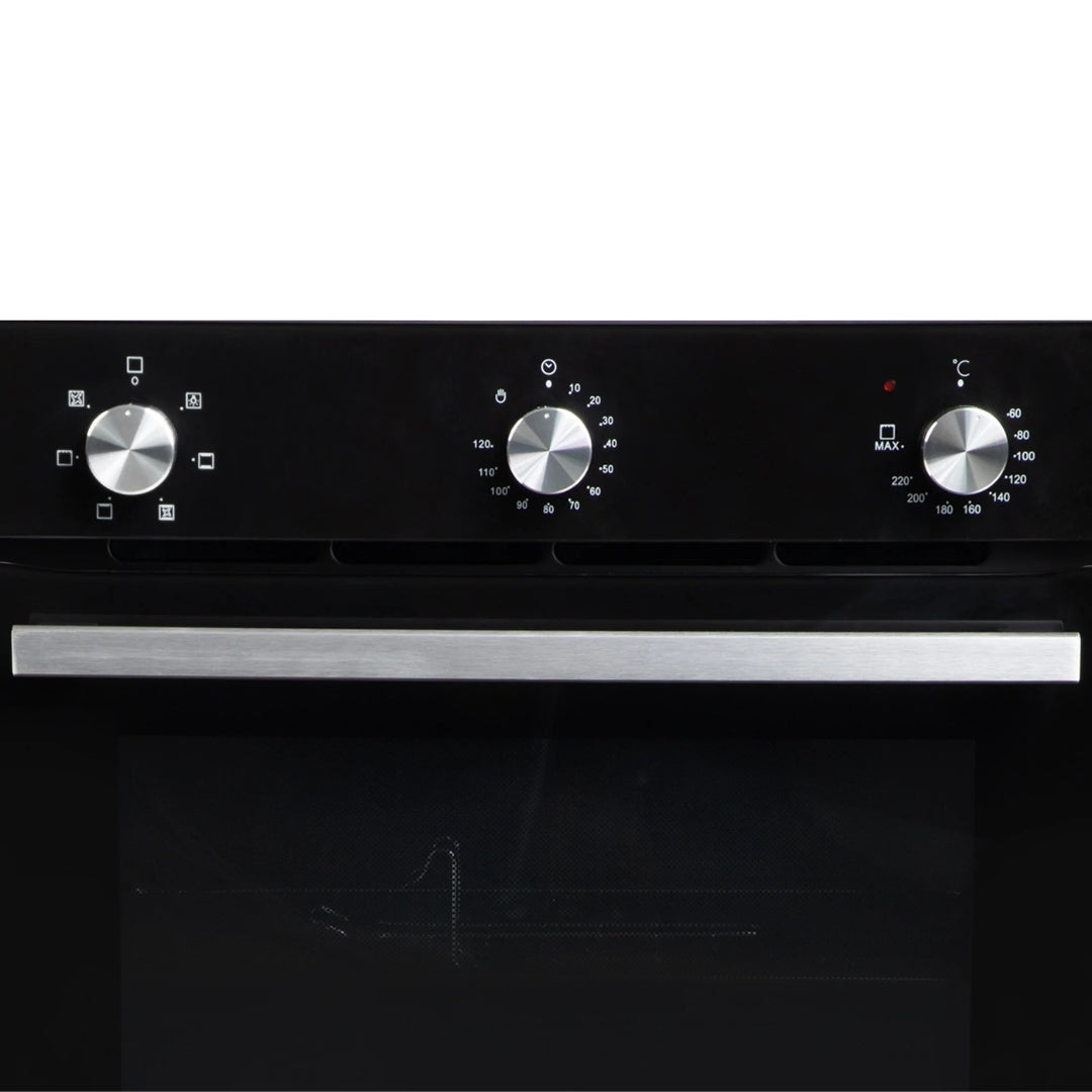 Faber Built In Oven FBIO 80L 6F BK + Faber Built-In Microwave FBI MWO 25 SG