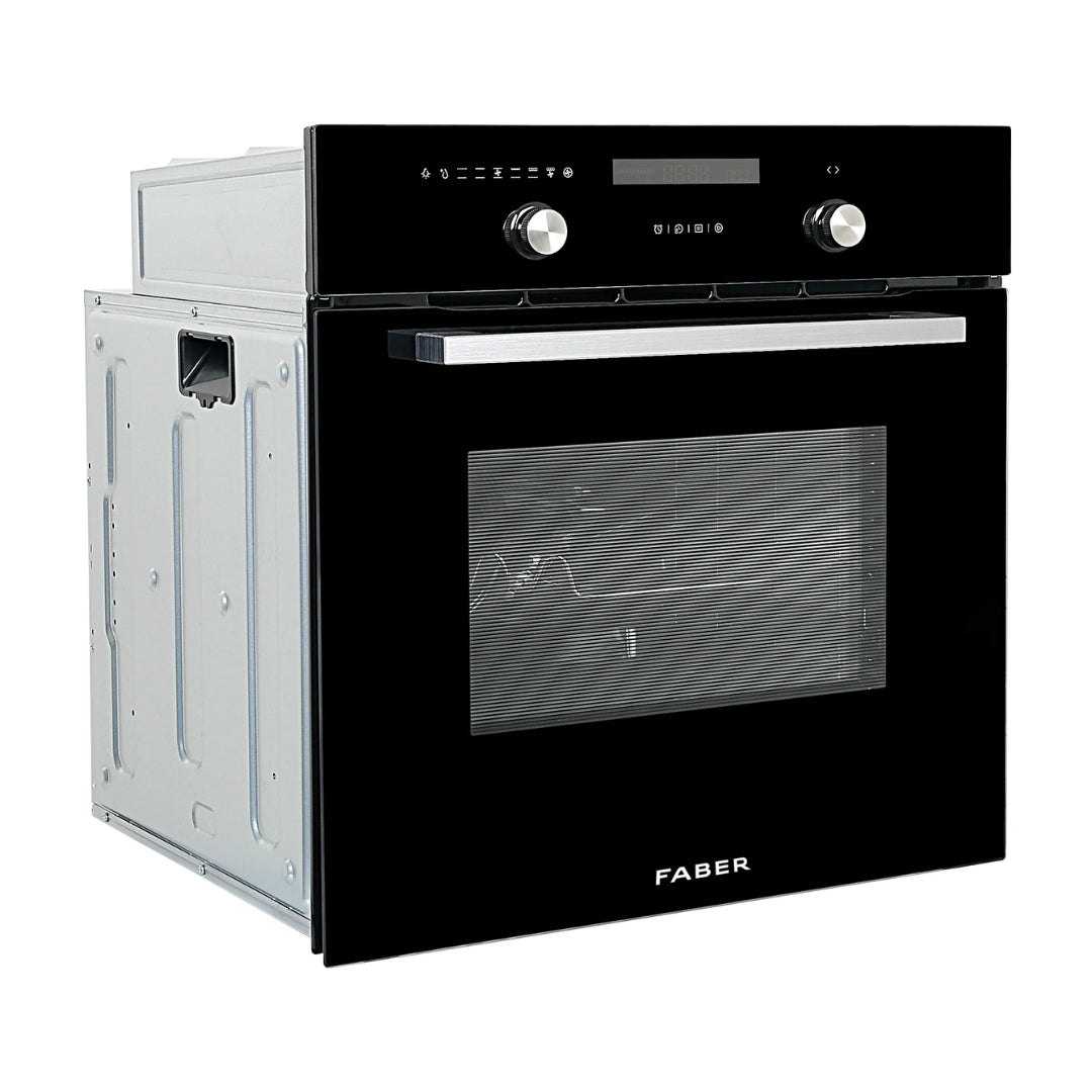 Faber Built In Oven FBIO 82L 10F BK WITH ART + Faber Built-In Microwave FBI MWO 25 SG