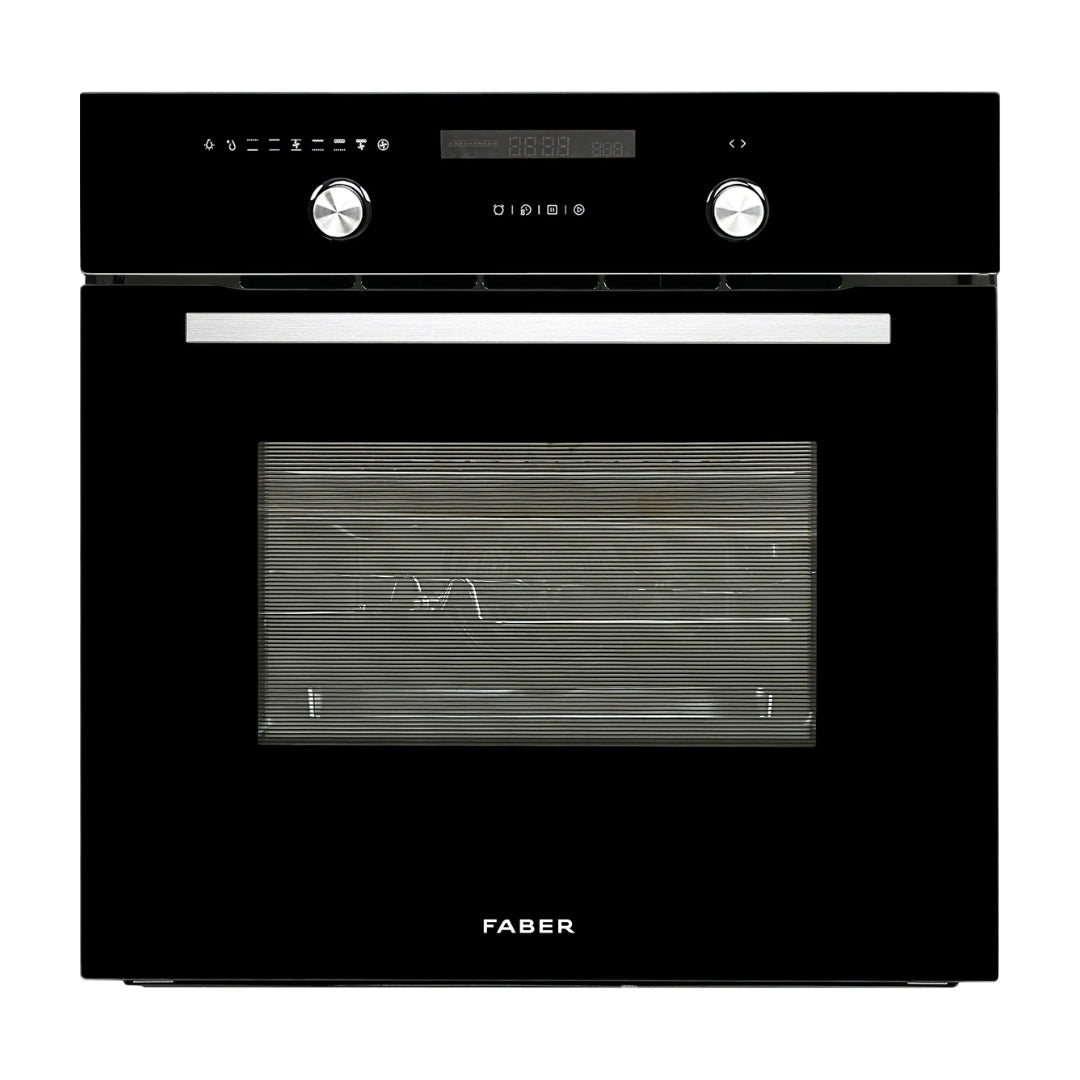 Faber Built In Oven FBIO 82L 10F BK WITH ART + Faber Built-In Microwave FBI MWO 25 SG