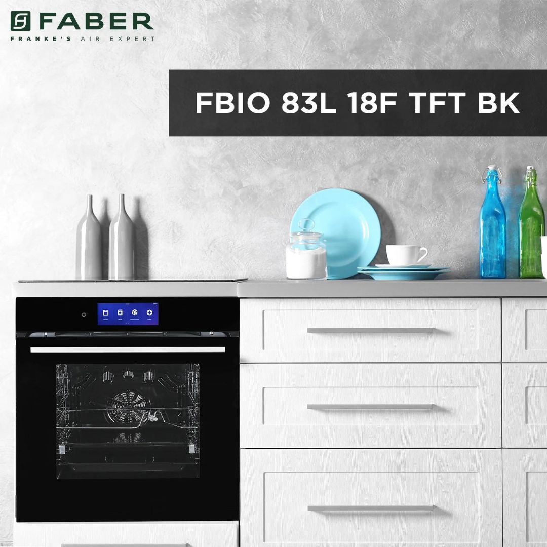 Faber Built In Oven With Air Fryer FBIO 83L 18F TFT BK N + Faber Built-In Convection Microwave FBI MWO 34 CGS BK
