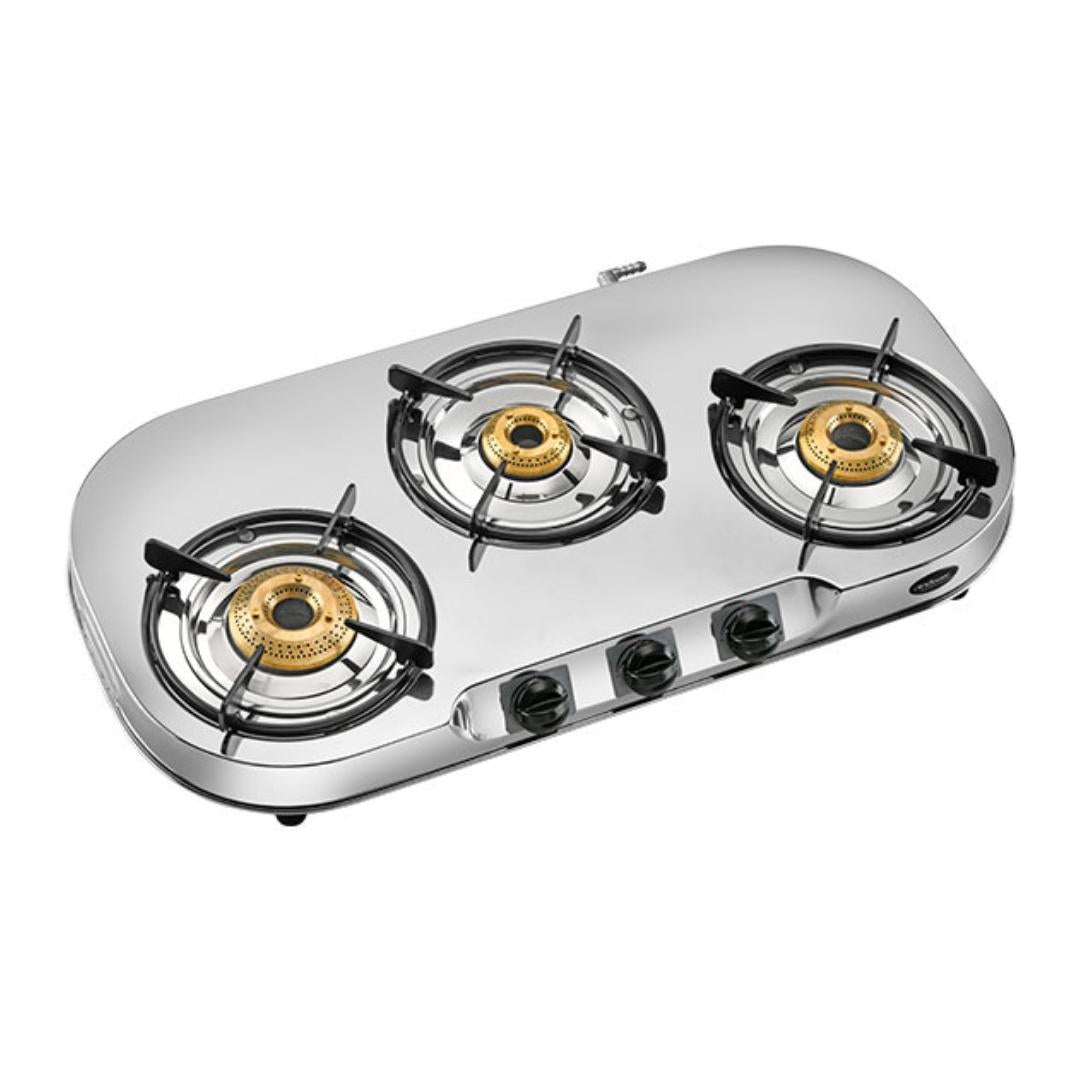 Hindware 73 cm 3 Burner Cooktop Festo Series FESTO 3B