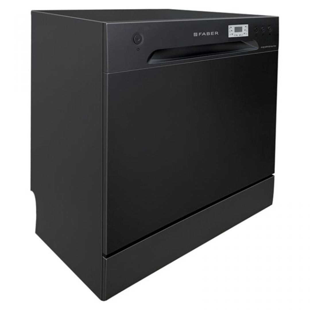 Faber Free Standing Dishwasher FFSD 6PR 8S ACE BLACK with 8 Place Settings