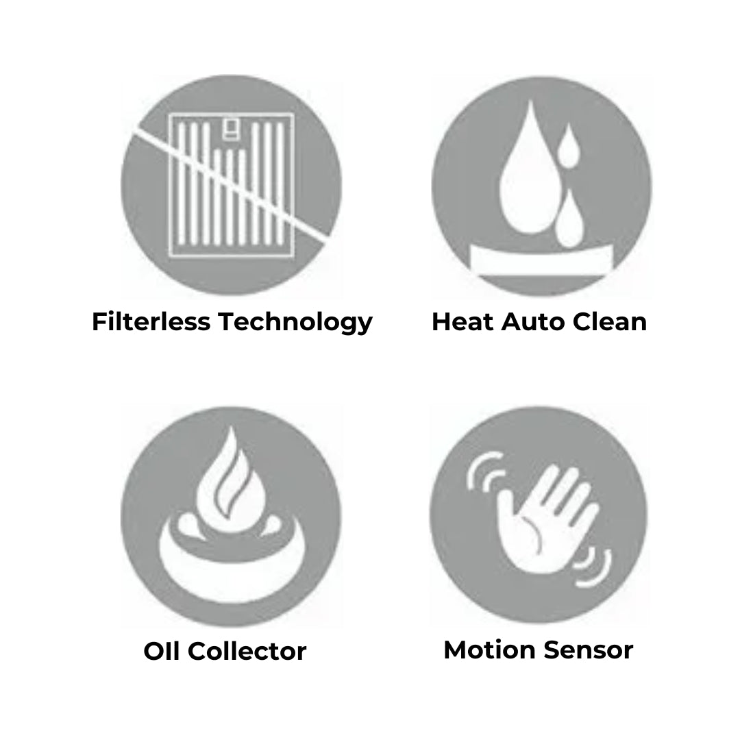 Elica 60 cm Wall Mounted Chimney FL 600 SLIM HAC MS NERO