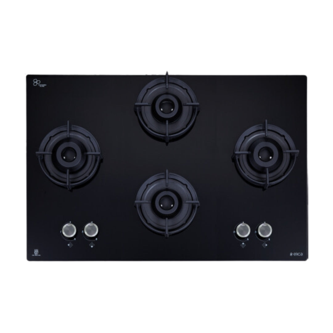 Elica 90 cm 4 Burner Hob Lotus Series FLEXI 491 LOTUS IND HD BRASS