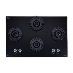 Elica 90 cm 4 Burner Hob Lotus Series FLEXI 491 LOTUS IND HD BRASS