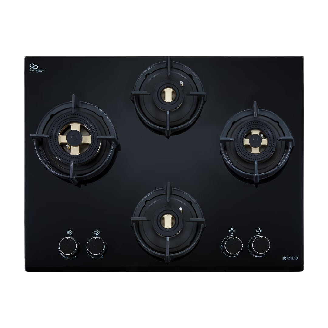 Elica 60 cm 4 Burner Hob Direct Flame Series FLEXI DFS FB 4B 60 DX