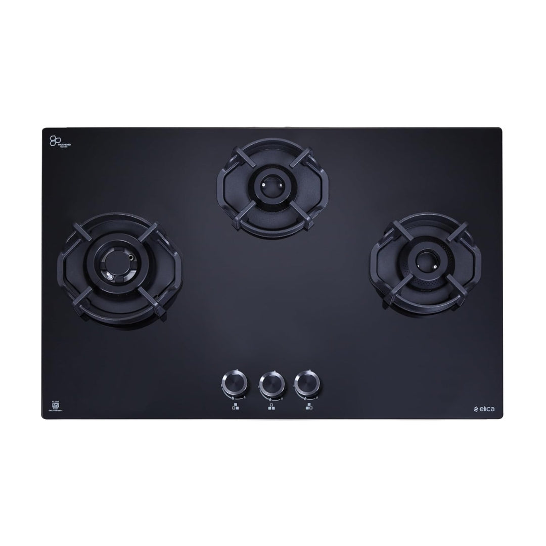 Elica 70 cm 3 Burner Hob Hexa IND Lotus FLEXI HEXA 370 LOTUS IND HD BRASS
