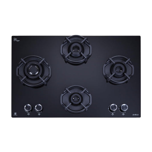 Elica 70 cm 4 Burner Hob Hexa IND Lotus FLEXI HEXA 470 LOTUS IND HD BRASS