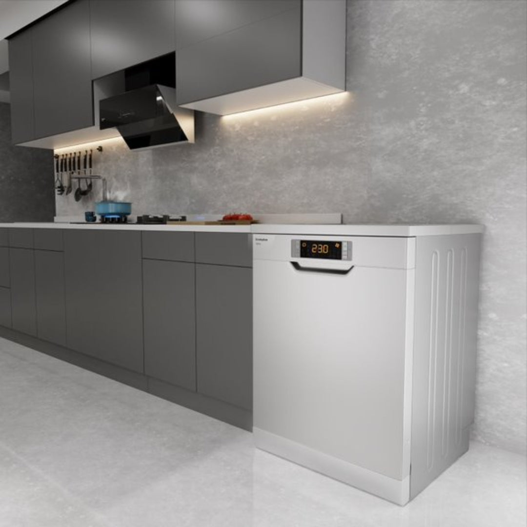 Crompton Free Standing Dishwasher Viola FS-DWVOV13PS-INX with 13 Place Settings