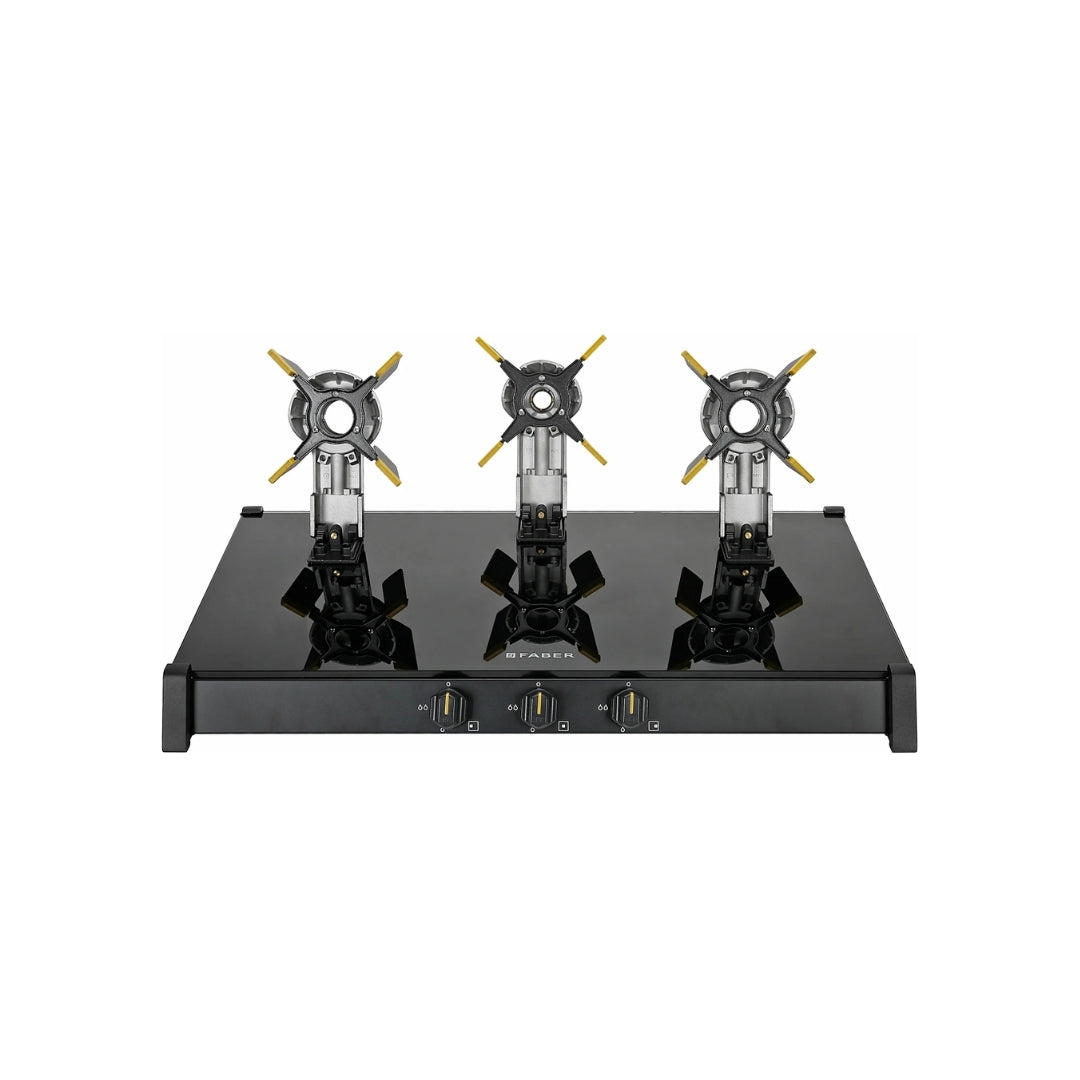 Faber 75 cm 3 Burner Cooktop Genius Series GENIUS 753 BK