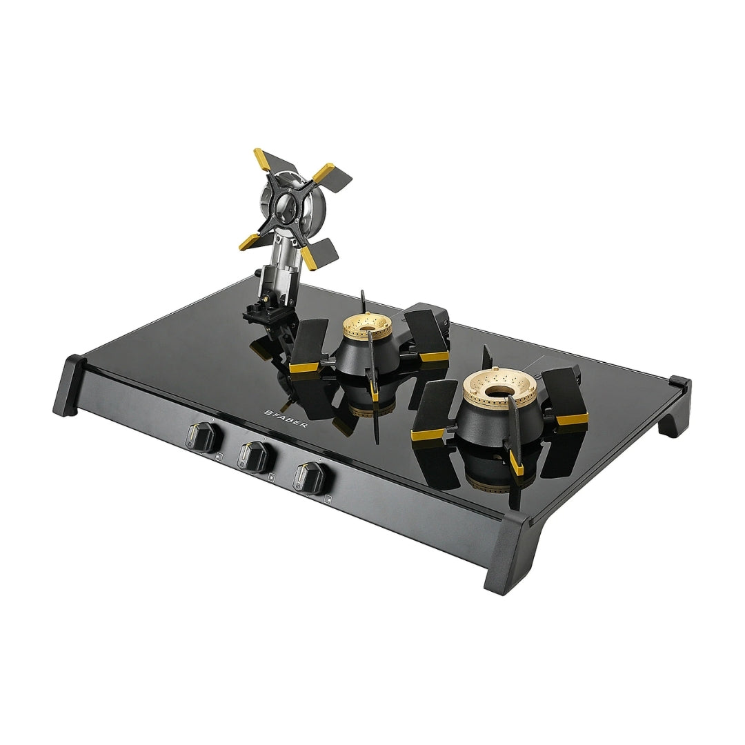 Faber 75 cm 3 Burner Cooktop Genius Series GENIUS 753 BK