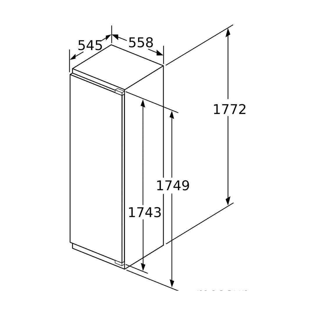 Siemens Built-In Built-In Refrigerator 235 Ltrs iQ700 GI81NHD30I