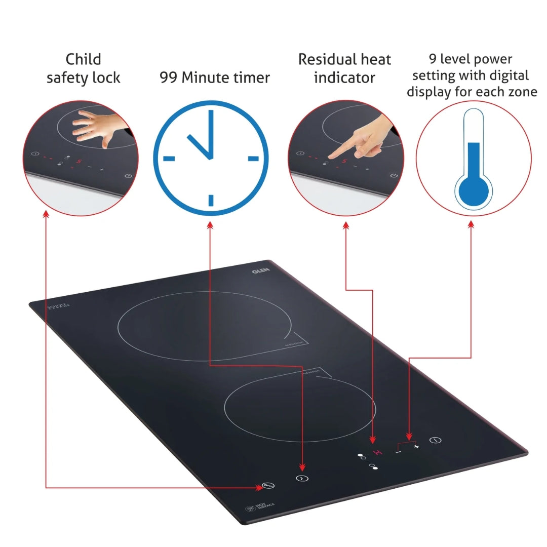 Glen 2 Zones Induction Hob 1013 IC