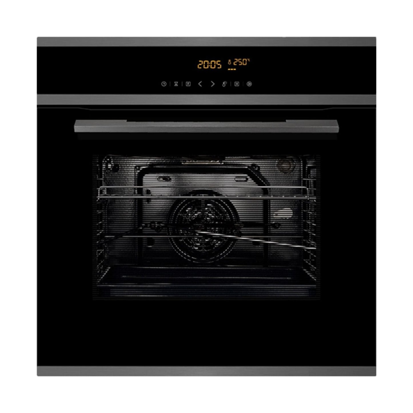 Hafele Built In Oven J70 BIO PLUS + Hafele Built-In Convection Microwave J34 MWO PLUS + Hafele 90 cm Wall Mounted Chimney TERESA NEO I-90 BLDC + Hafele 80 cm 4 Burner Hob Cronus Series CRONUS 480