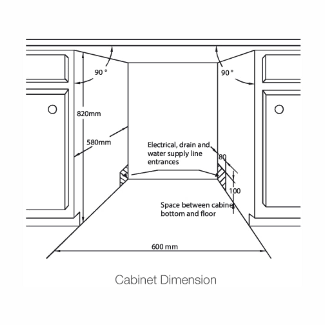 Hafele Built In Dishwasher SERENE FI 02 with 14 Place Settings