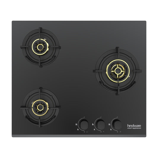 Hindware 60 cm 3 Burner Hob Hazel HAZEL 3B 60 CM