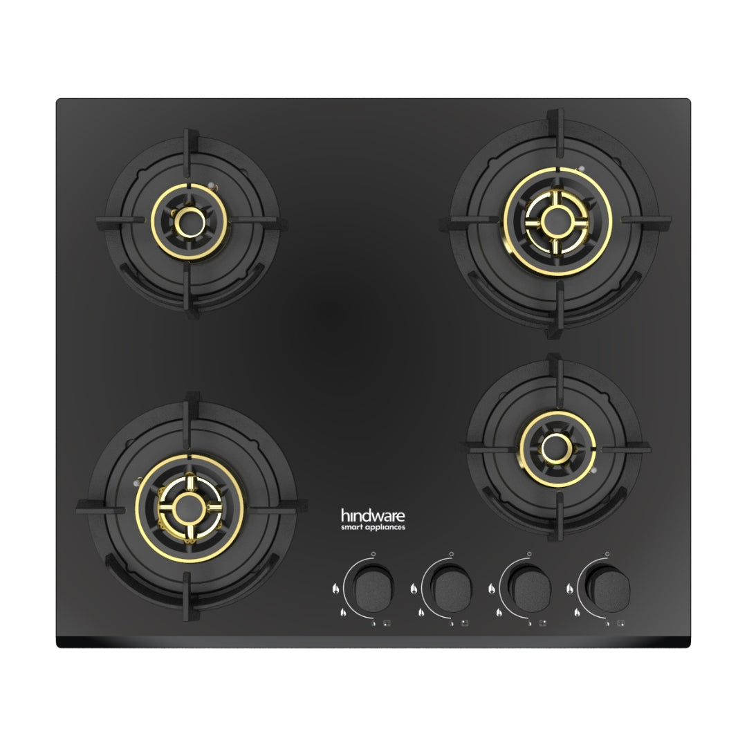 Hindware 60 cm 4 Burner Hob Hazel HAZEL 4B 60 CM