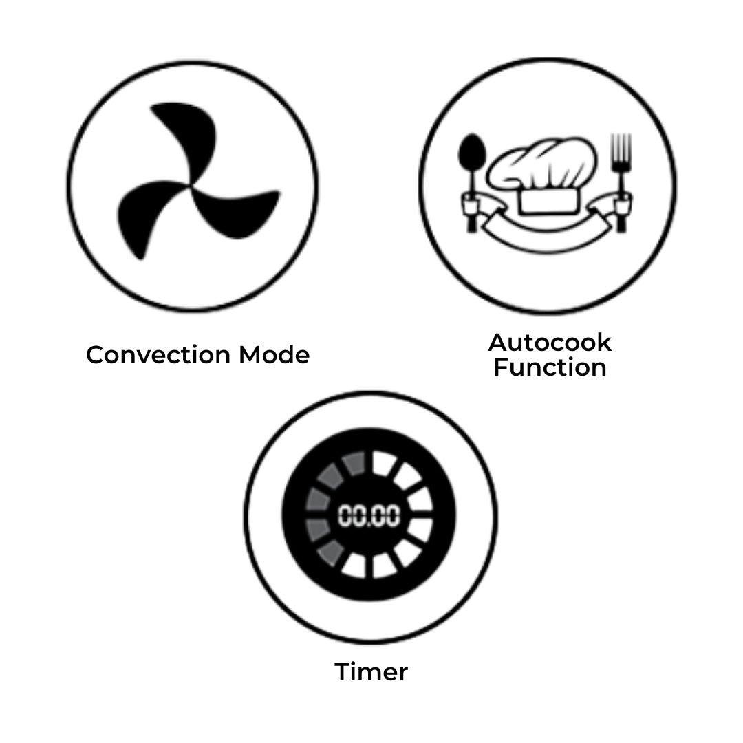 Hindware Built In Oven HELIOS PLUS + Hindware Built-In Convection Microwave MARVELLO BLACK