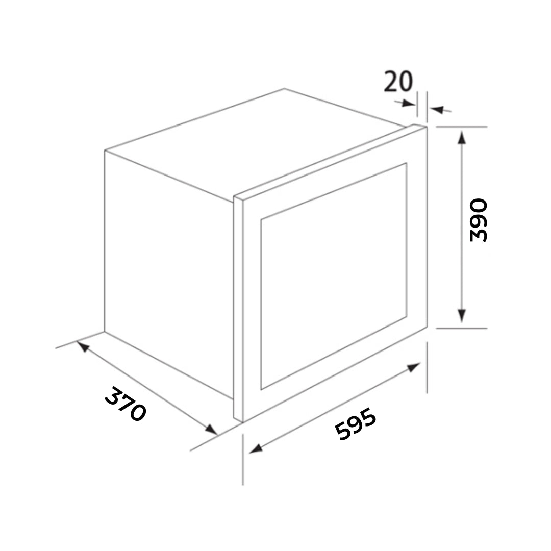 Hindware Built-In Microwave SPIRO 22L