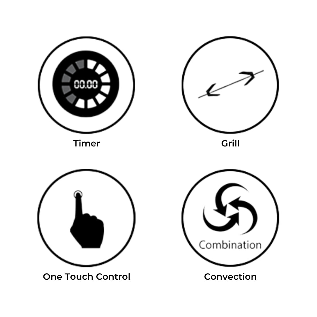 Hindware Built In Oven HELIOS PLUS + Hindware Built-In Convection Microwave MARVELLO BLACK