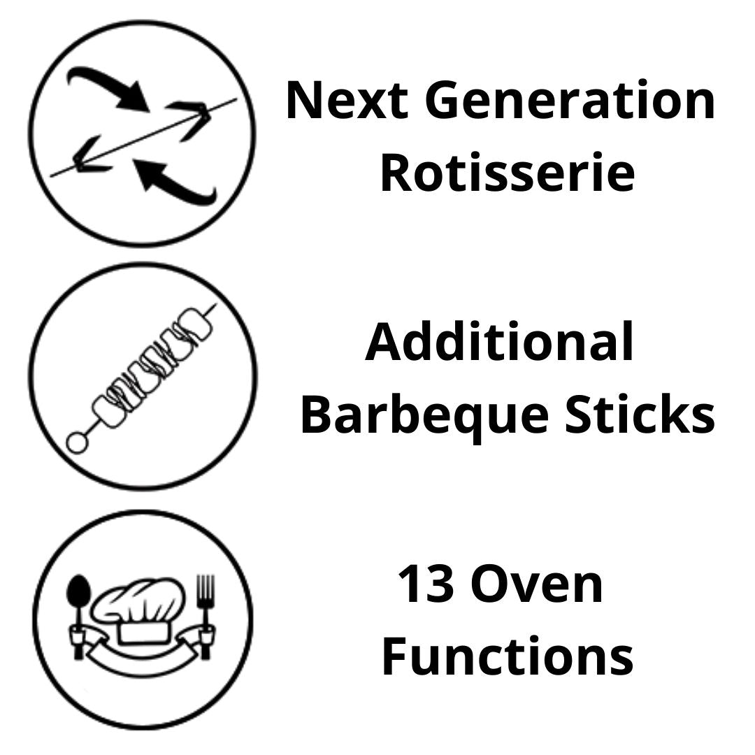 Elica Built In Oven EPBI TRIM 1062 DMF BK + Elica Built-In Convection Microwave EPBI MW 250