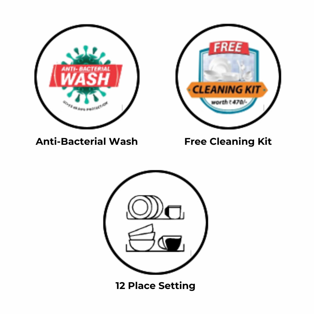 Hindware Free Standing Dishwasher ITALO with 12 Place Settings