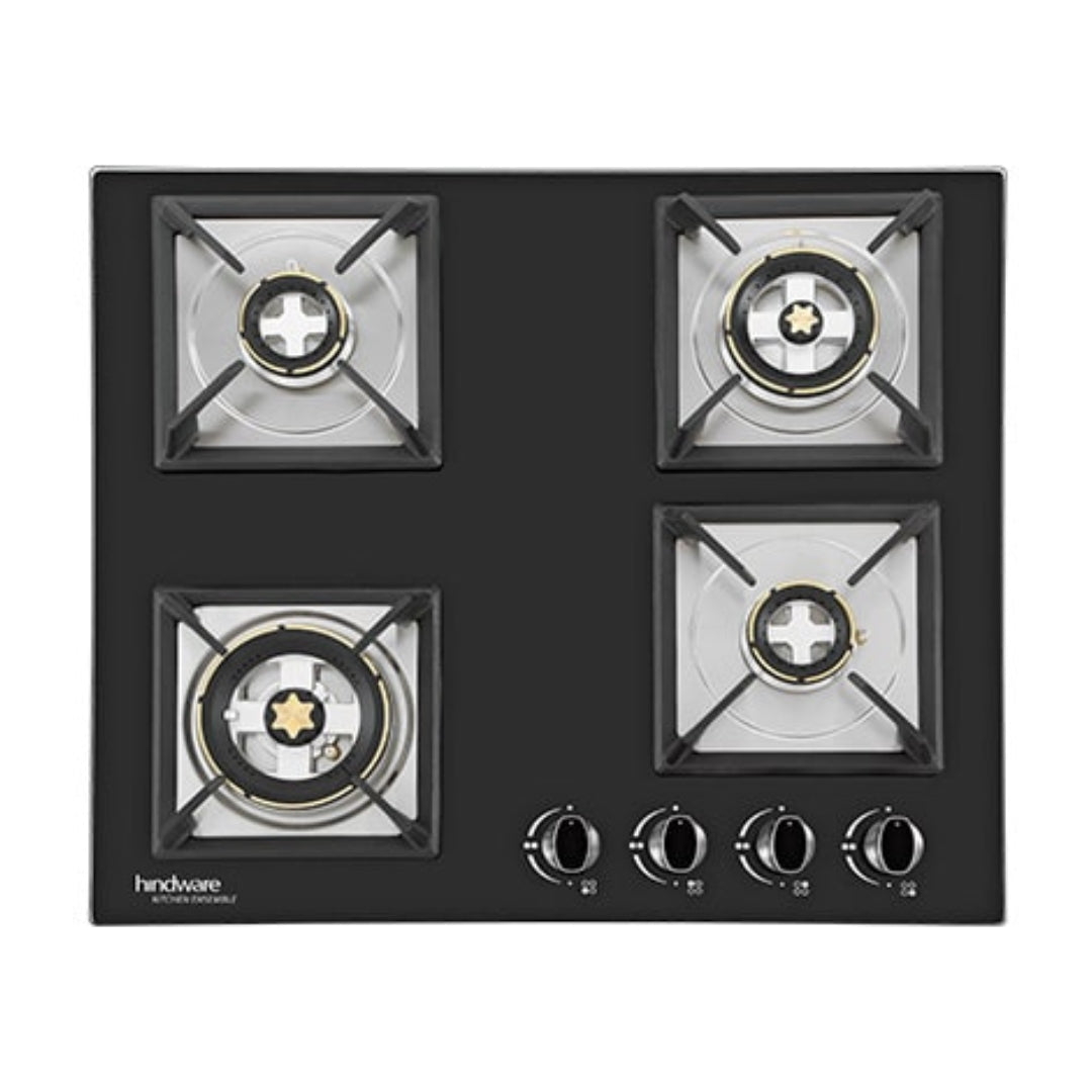 Hindware 60 cm 4 Burner Hob FLORA PLUS 4B 60