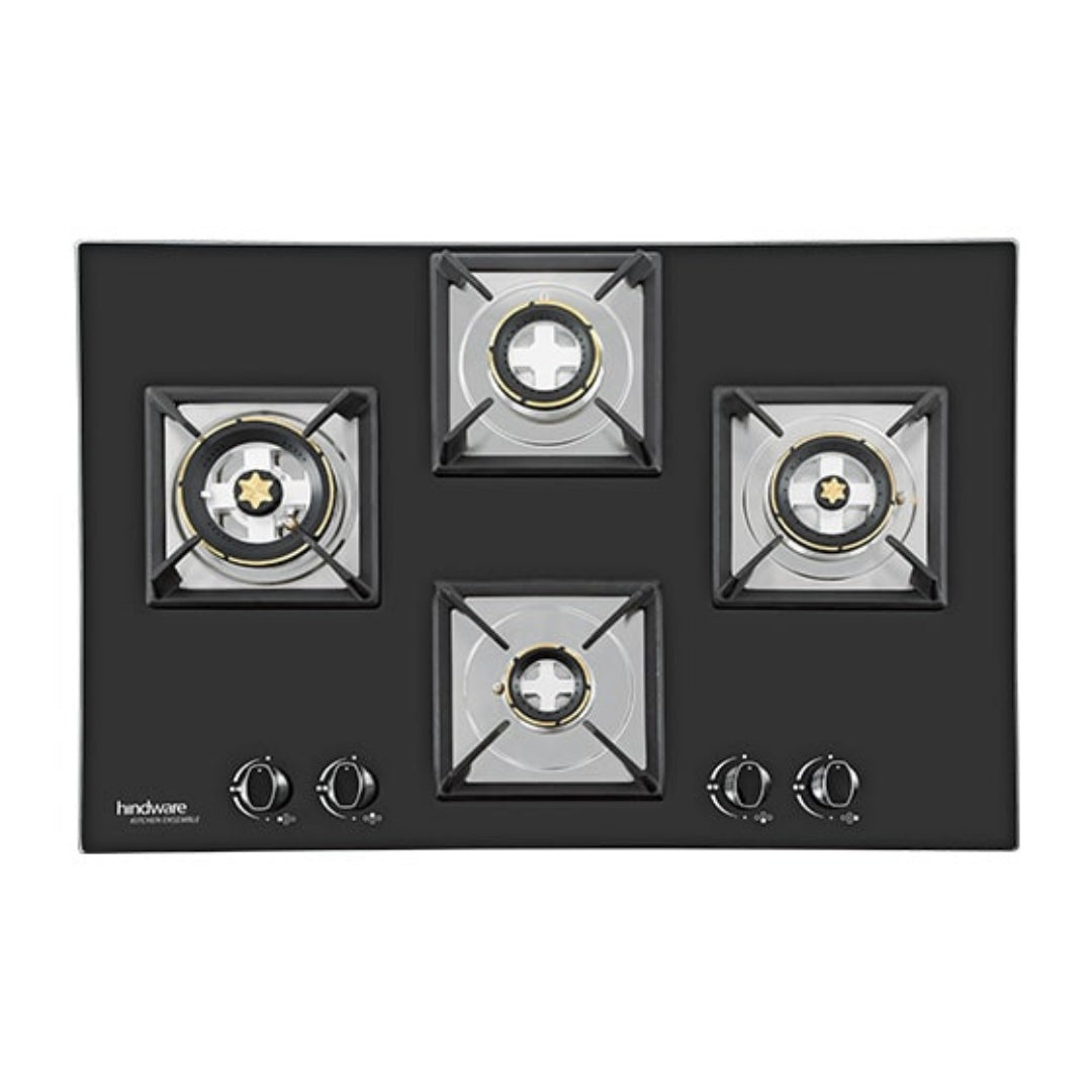 Hindware 76 cm 4 Burner Hob LAURA 4B 76 CM