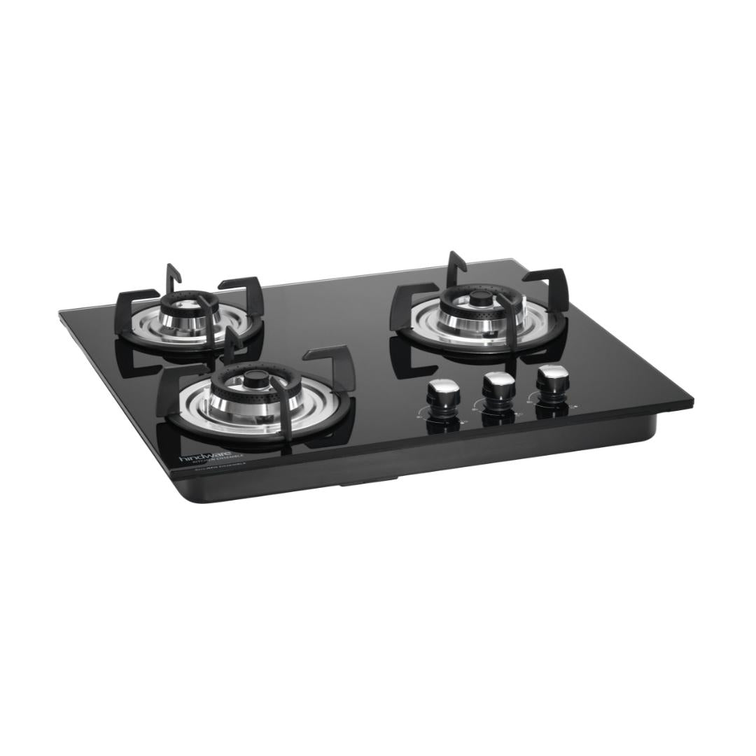Hindware 60 cm 3 Burner Hob NORA PLUS 3B 60 CM