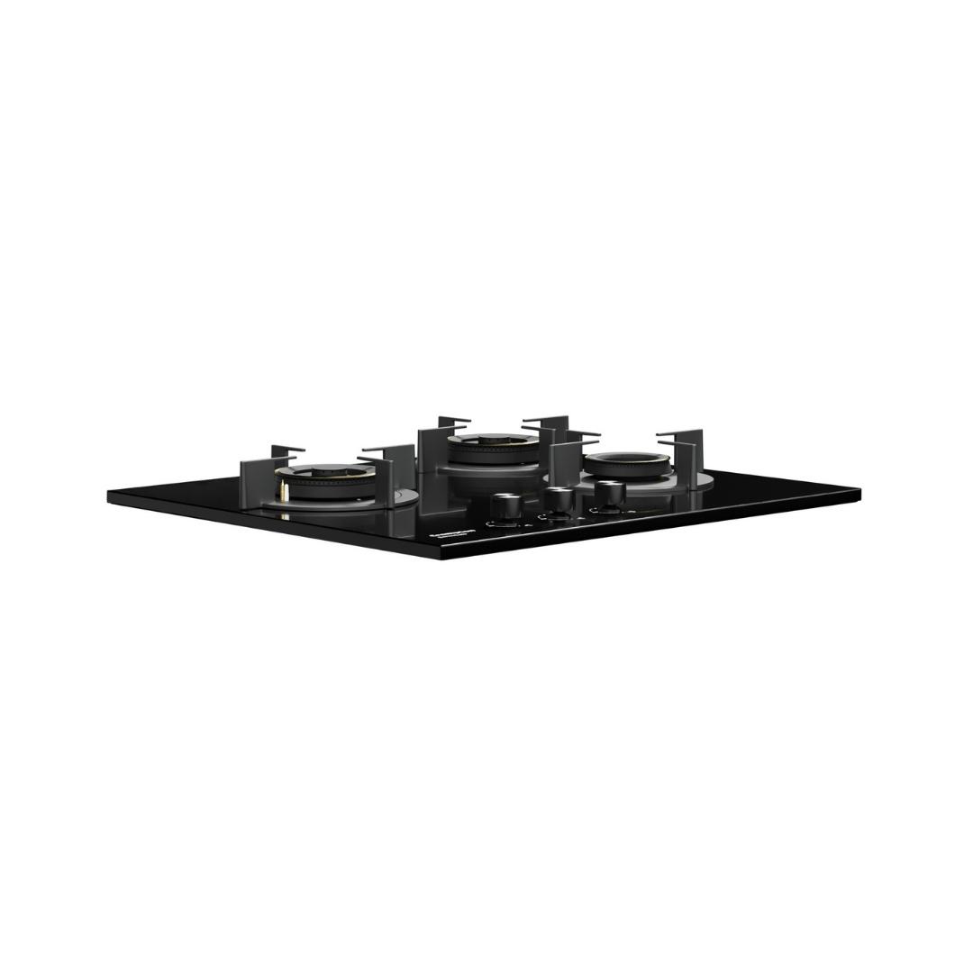 Crompton 60 cm 3 Burner Hob Sensosafe HOB-SSHB603-MBL