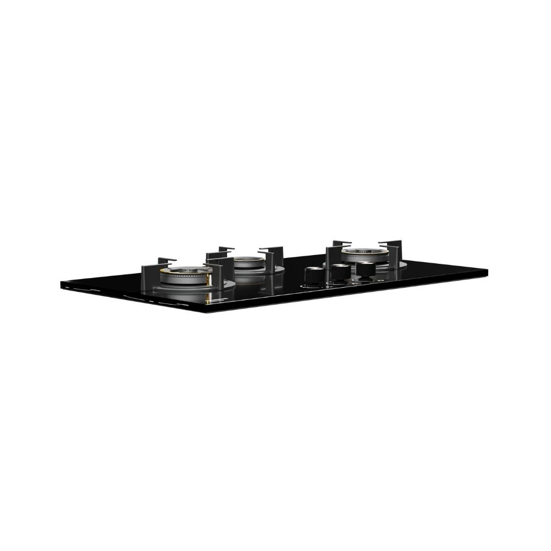 Crompton 78 cm 3 Burner Hob Sensosafe HOB-SSHB783-MBL