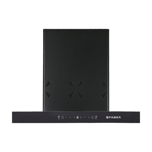 Faber 75 cm Wall Mounted Chimney HOOD CYGNUS IN 3D HC SC FL BK 75