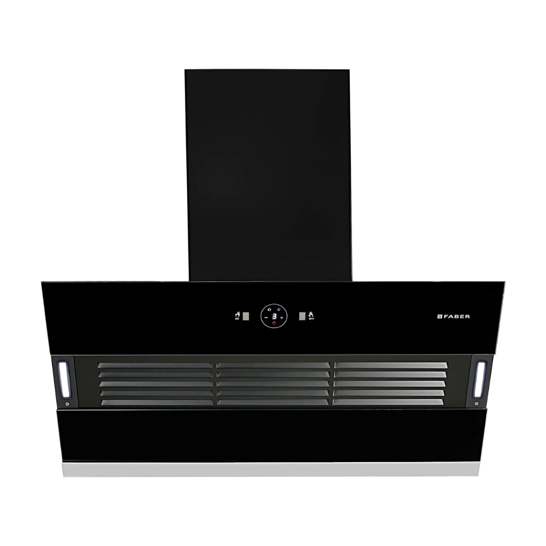 Faber 90 cm Wall Mounted Chimney HOOD VERTIGO FL SC AC BK 90
