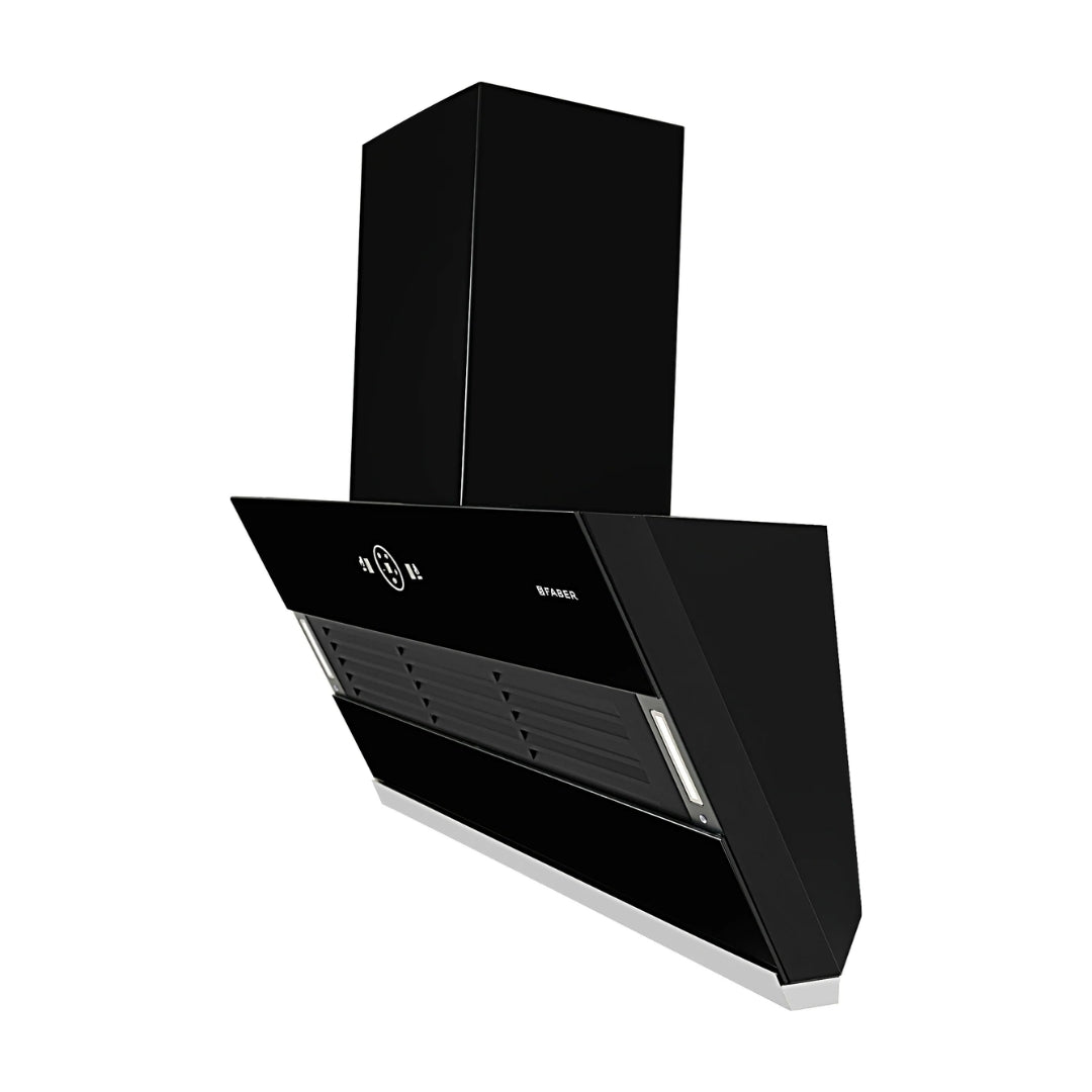 Faber 90 cm Wall Mounted Chimney HOOD VERTIGO FL SC AC BK 90