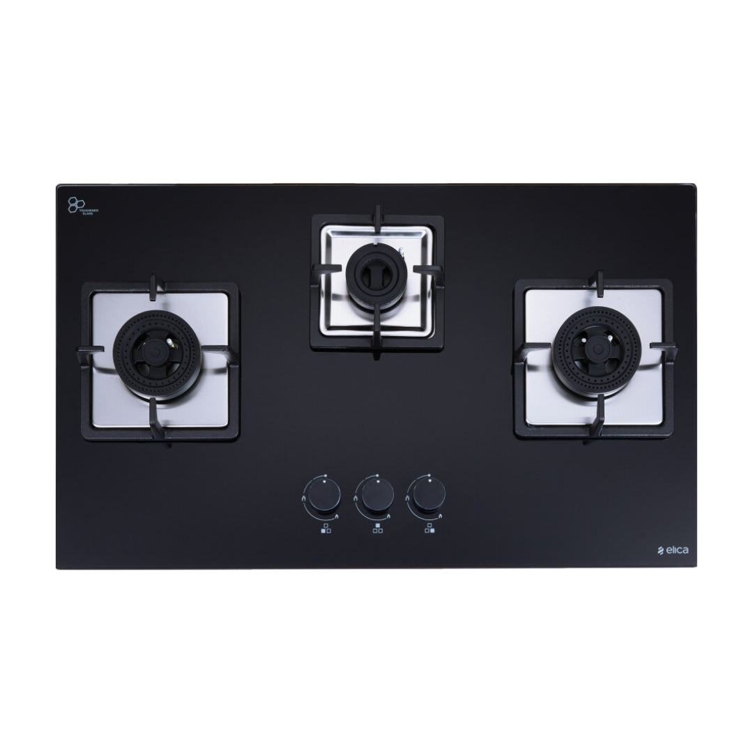 Elica 75 cm 3 Burner Hob DFS AB Series IND FLEXI AB 375 DX DFS