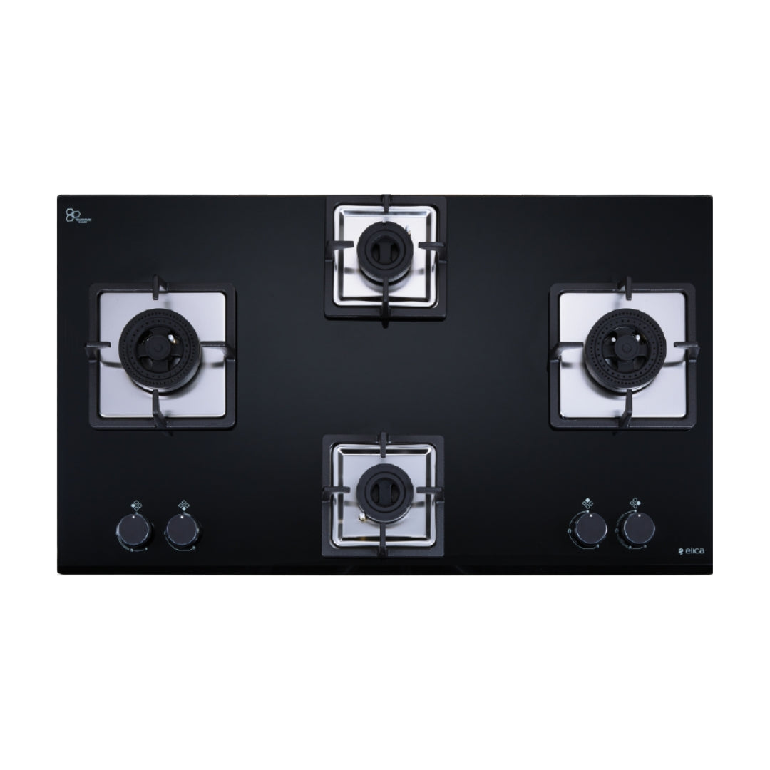 Elica 90 cm 4 Burner Hob DFS AB Series IND FLEXI AB 491 DX DFS