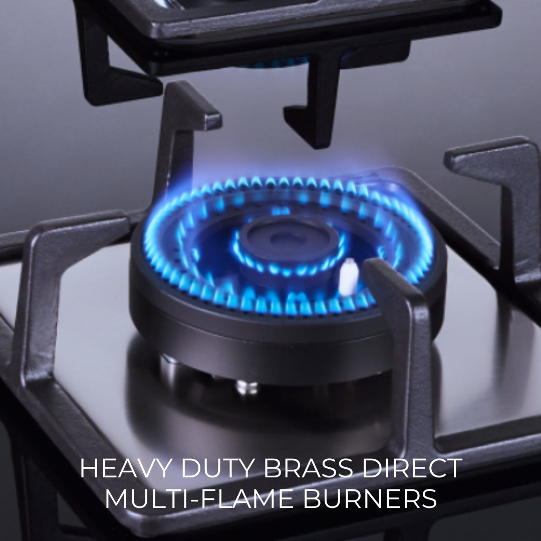 Elica 90 cm 4 Burner Hob DFS AB Series IND FLEXI AB 491 DX DFS