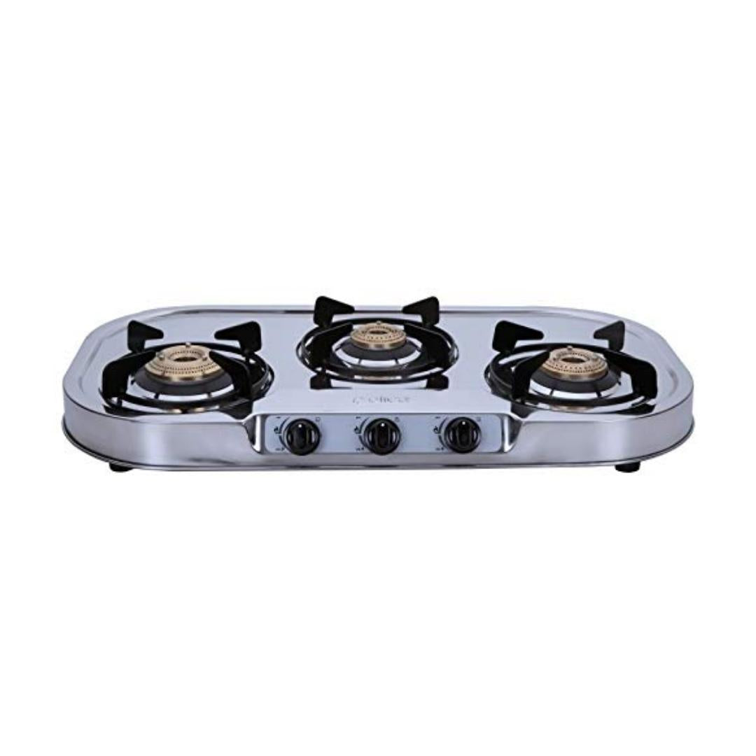 Elica 73 cm 3 Burner Cooktop INOX (STAINLESS STEEL) SERIES INOX 753 SS