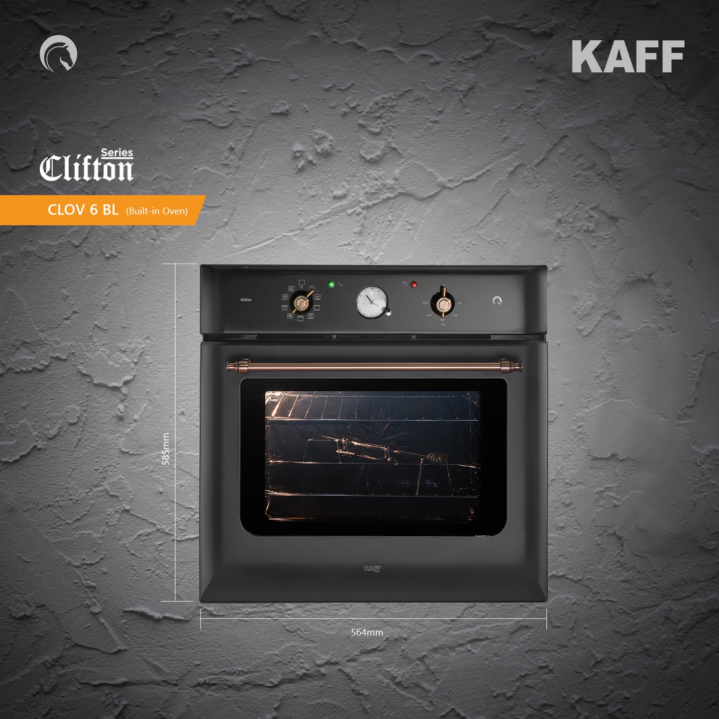 Kaff Built In Oven CLOV6 BL
