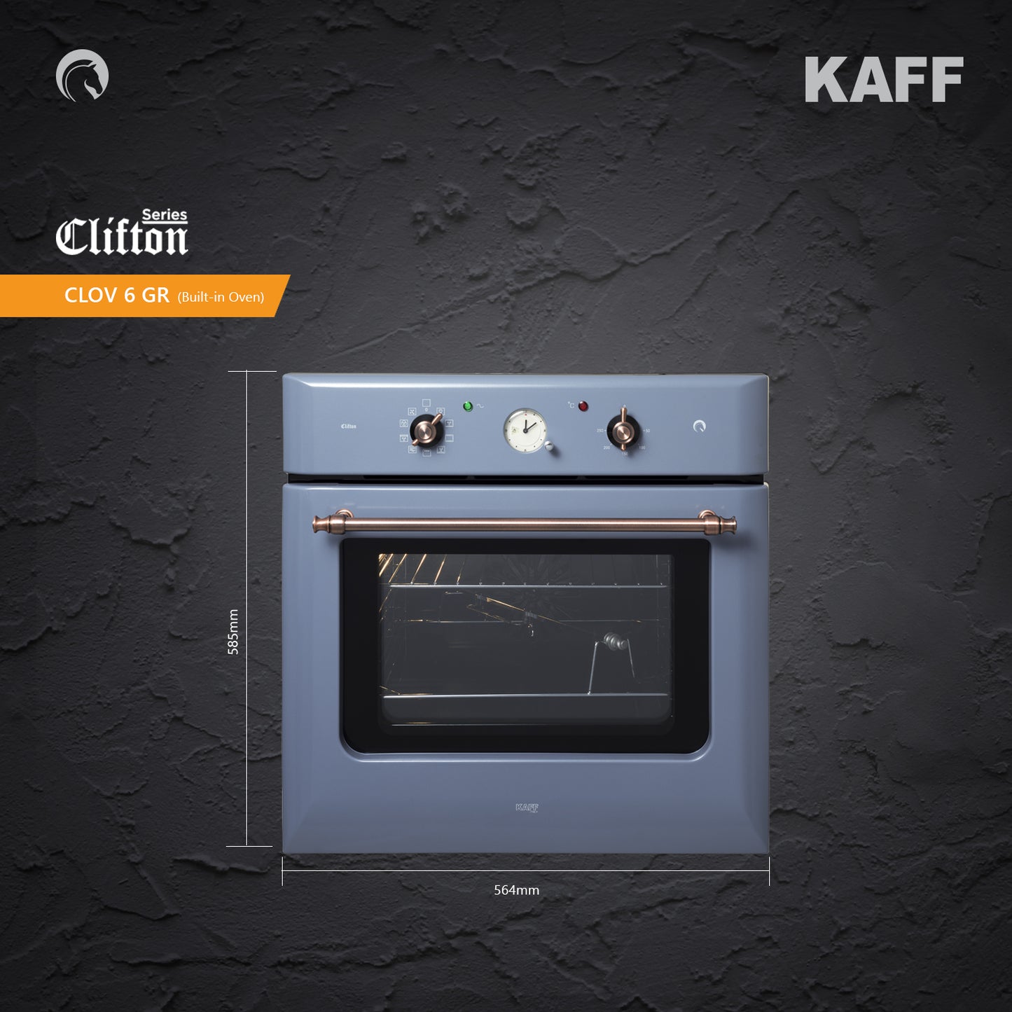 Kaff Built In Oven CLOV6 GR