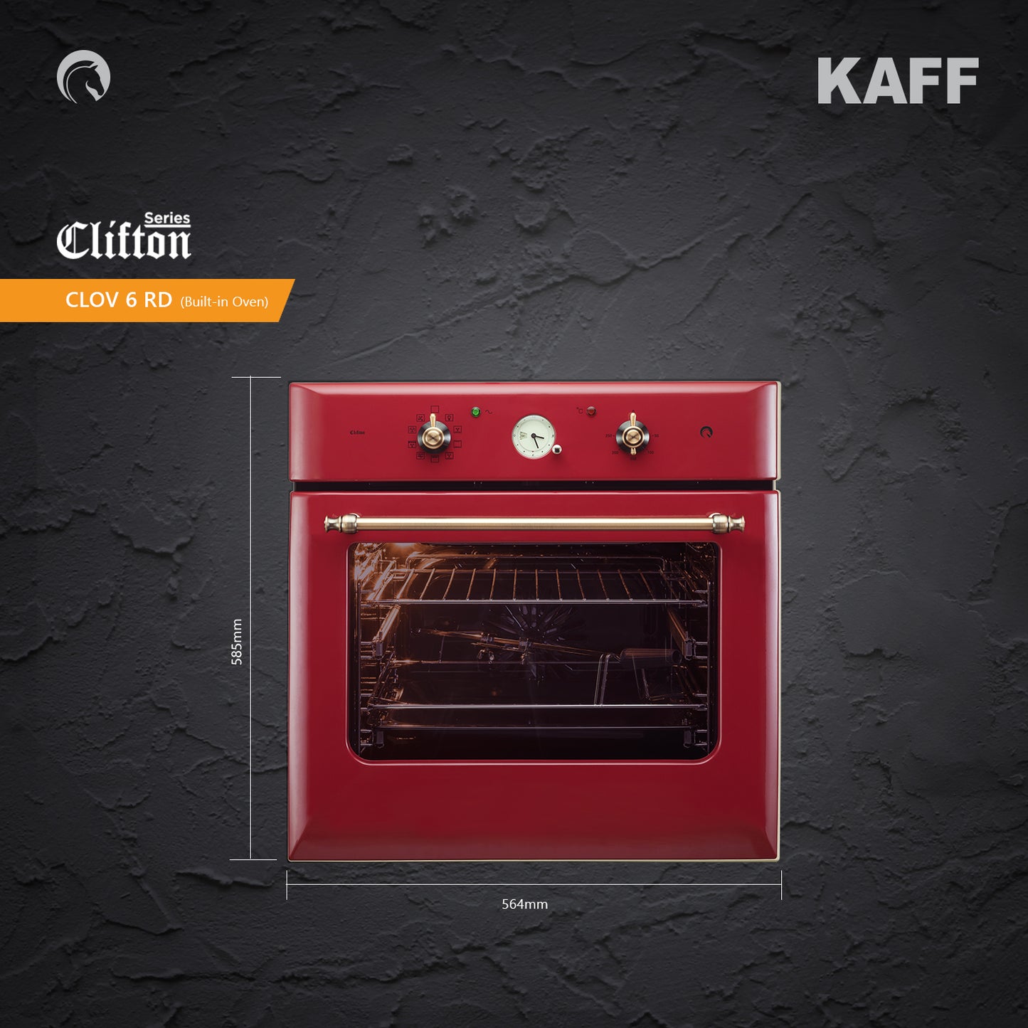 Kaff Built In Oven CLOV6 RD