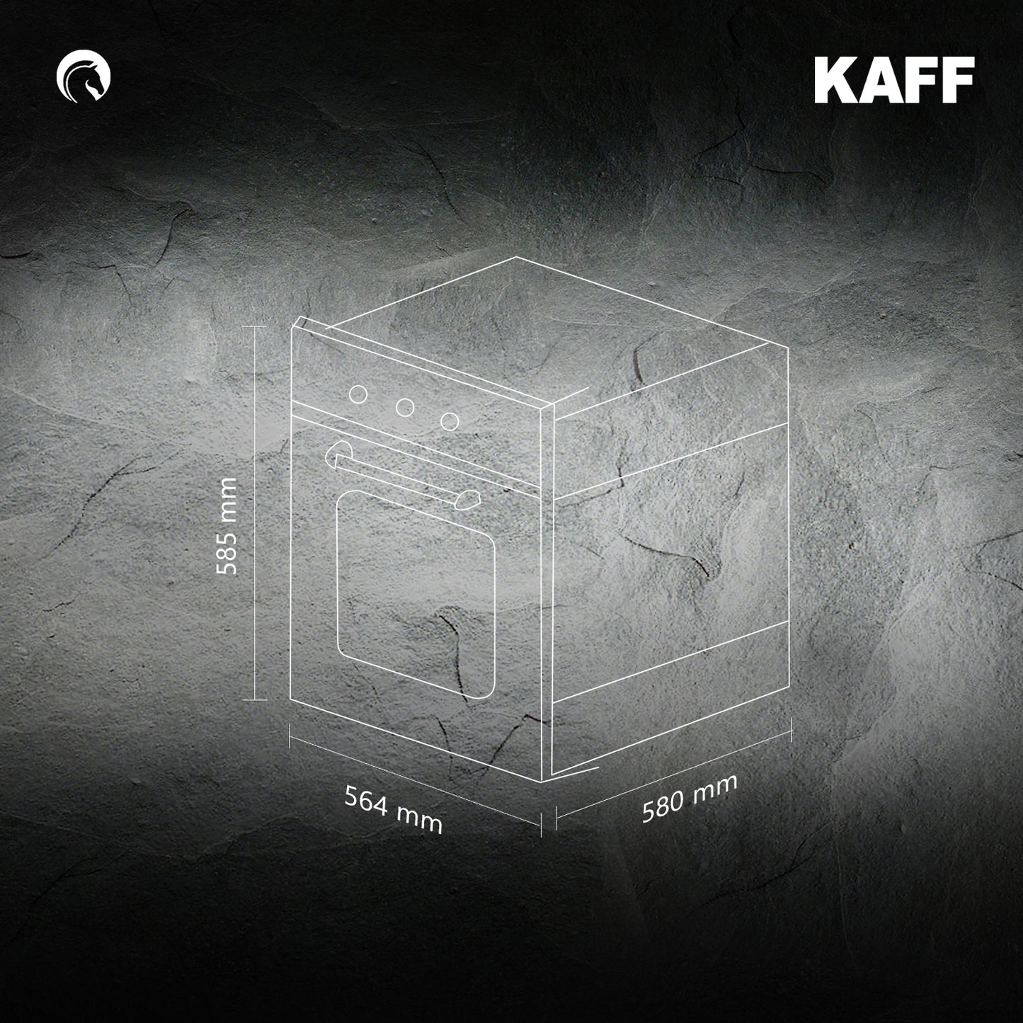 Kaff Built In Oven CLOV6 RD